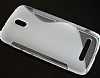 HTC Desire 500 Desenli effaf Silikon Klf - Resim: 2