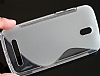 HTC Desire 500 Desenli effaf Silikon Klf - Resim: 3