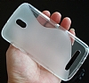 HTC Desire 500 Desenli effaf Silikon Klf - Resim: 1