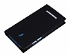 HTC Desire 500 Gizli Mknatsl nce Yan Kapakl Siyah Deri Klf - Resim: 3
