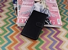 HTC Desire 516 Czdanl Yan Kapakl Siyah Deri Klf - Resim: 2