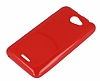 HTC Desire 516 Krmz Silikon Klf - Resim: 3