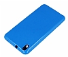 HTC Desire 816 Mavi Silikon Klf - Resim: 3
