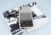 HTC Desire 820 Tal Geili Siyah Silikon Klf - Resim: 1