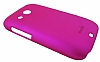 HTC Desire C Sert Mat Mor Rubber Klf - Resim: 1