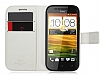 HTC Desire SV Telefon Kulbesi Czdanl Yan Kapakl Klf - Resim: 1