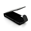 HTC Desire Z Kapakl Siyah Deri Klf - Resim: 2