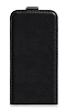 HTC One Dik Kapakl Siyah Deri Klf - Resim: 4