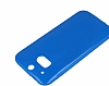 HTC One M8 Mavi Silikon Klf - Resim: 3