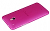 HTC One mini 0.2 mm Ultra nce effaf Pembe Rubber Klf - Resim: 3