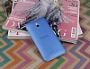 HTC One mini 0.2 mm Ultra nce effaf Mavi Rubber Klf - Resim: 1