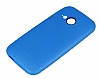 HTC One mini 2 Nokta Desenli Mavi Silikon Klf - Resim: 1
