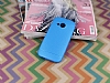 HTC One mini 2 Nokta Desenli Mavi Silikon Klf - Resim: 3