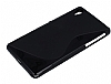 Sony Xperia Z2 Desenli Siyah Silikon Klf - Resim: 3