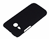 HTC One mini 2 Sert Mat Siyah Rubber Klf - Resim: 3