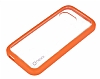 HTC One mini 2 Turuncu Silikon Kenarl effaf Rubber Klf - Resim: 3