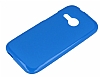 HTC One mini 2 Mavi Silikon Klf - Resim: 1