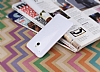 HTC One Mini Beyaz Silikon Klf - Resim: 1
