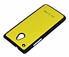 HTC One mini Siyah Kenarl Sert Mat Sar Rubber Klf - Resim: 2