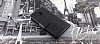 HTC One Mini Standl Czdanl Siyah Deri Klf - Resim: 3
