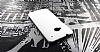 HTC One Sert Mat Beyaz Rubber Klf - Resim: 1