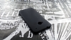 HTC One Sert Mat Siyah Rubber Klf - Resim: 1