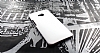 HTC One Sert Mat Beyaz Rubber Klf - Resim: 2