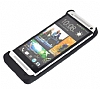 HTC One Standl Bataryal Siyah Klf - Resim: 4