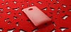HTC One Ultra nce Krmz Rubber Klf - Resim: 2