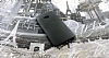 HTC One Ultra nce effaf Siyah Rubber Klf - Resim: 2
