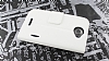 HTC One X Standl Czdanl Beyaz Deri Klf - Resim: 2