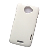 HTC One X Beyaz Sert Mat Rubber Klf - Resim: 1