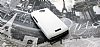 HTC One X nce Yan Kapakl Beyaz Klf - Resim: 2