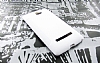 HTC Windows Phone 8S Dik Desenli Beyaz Silikon Klf - Resim: 1