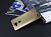 Huawei Ascend Mate 7 Metalik Gold Silikon Klf - Resim: 2