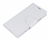 Huawei Ascend P7 Standl Czdanl Beyaz Deri Klf - Resim: 4