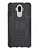 Huawei Mate 9 Ultra Sper Koruma Standl Siyah Klf - Resim: 2