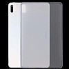 Huawei MatePad 10.4 Klf effaf Beyaz Silikon Klf - Resim: 1