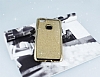 Huawei P10 Lite Tal Kenarl Simli Gold Silikon Klf - Resim: 2