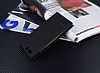 Huawei P10 Plus Gizli Mknatsl Pencereli Siyah Deri Klf - Resim: 2