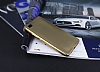 Huawei P8 Lite Metalik Gold Silikon Klf - Resim: 1
