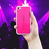 i-Glow iPhone 4 / 4S Pembe Silikon Klf - Resim: 1