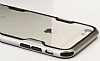 ICON iPhone 6 Plus / 6S Plus Dark Silver Silikon Kenarl effaf Rubber Klf - Resim: 1