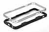 ICON iPhone 6 Plus / 6S Plus Dark Silver Silikon Kenarl effaf Rubber Klf - Resim: 7