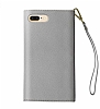 iDeal of Sweden Myfair Clutch iPhone 6 Plus / 6S Plus / 7 Plus / 8 Plus Light Grey Klf - Resim: 1