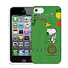 iLuv iPhone SE / 5 / 5S Snoopy Vintage Yeil Sert Klf - Resim: 7