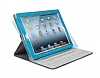iLuv Snoopy Folio iPad 2 / iPad 3 / iPad 4 Standl Yan Kapakl Krmz Deri Klf - Resim: 1