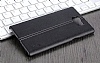IMAK BlackBerry Priv Siyah Lux Deri Klf - Resim: 4
