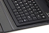 iPad Air Bluetooth Klavyeli Standl Siyah Deri Klf - Resim: 1