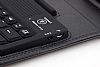 iPad Air Bluetooth Klavyeli Standl Siyah Deri Klf - Resim: 2